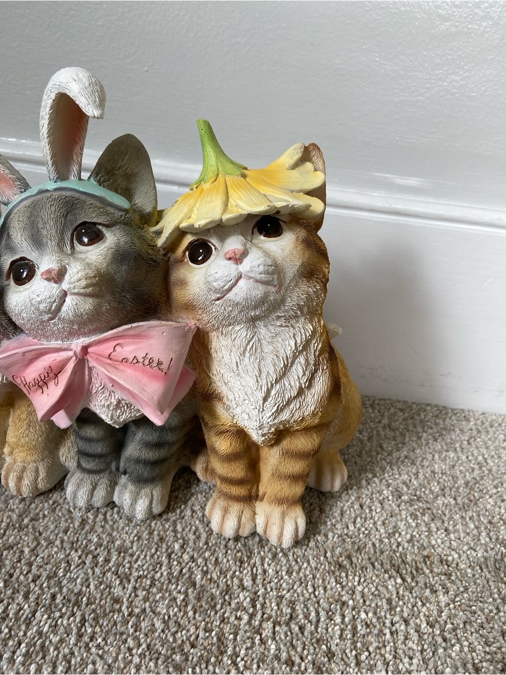 NWT Humane Society Easter Cats Kitty Trio Spring Resin Decor - Picture 5 of 15